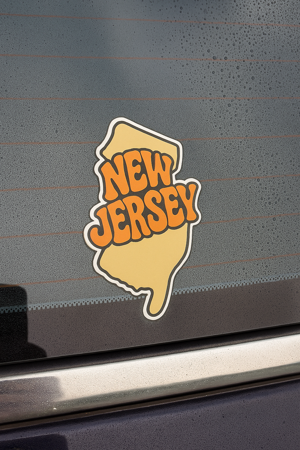 New Jersey bump style Sticker