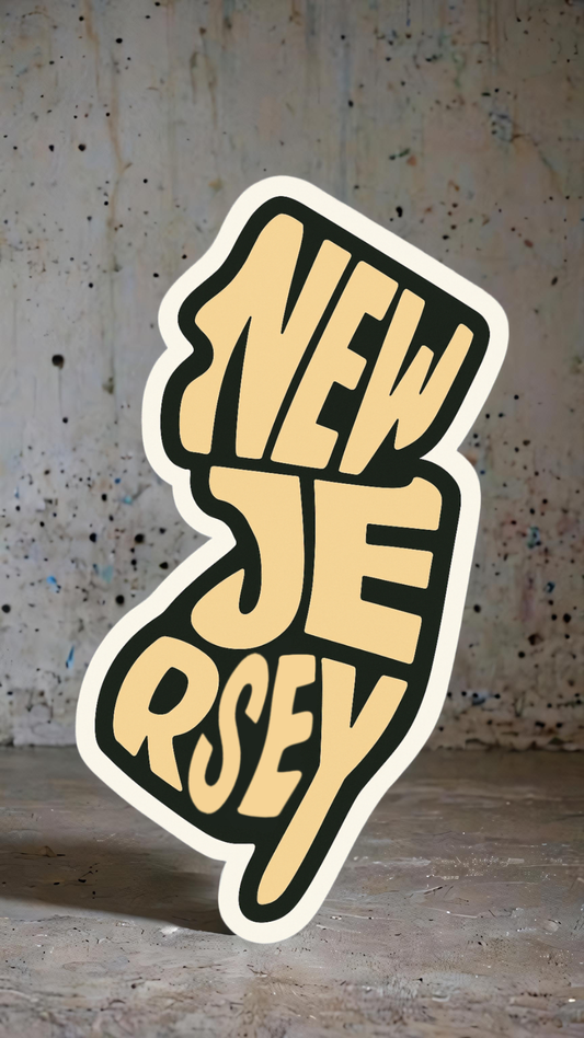 New Jersey street style Sticker