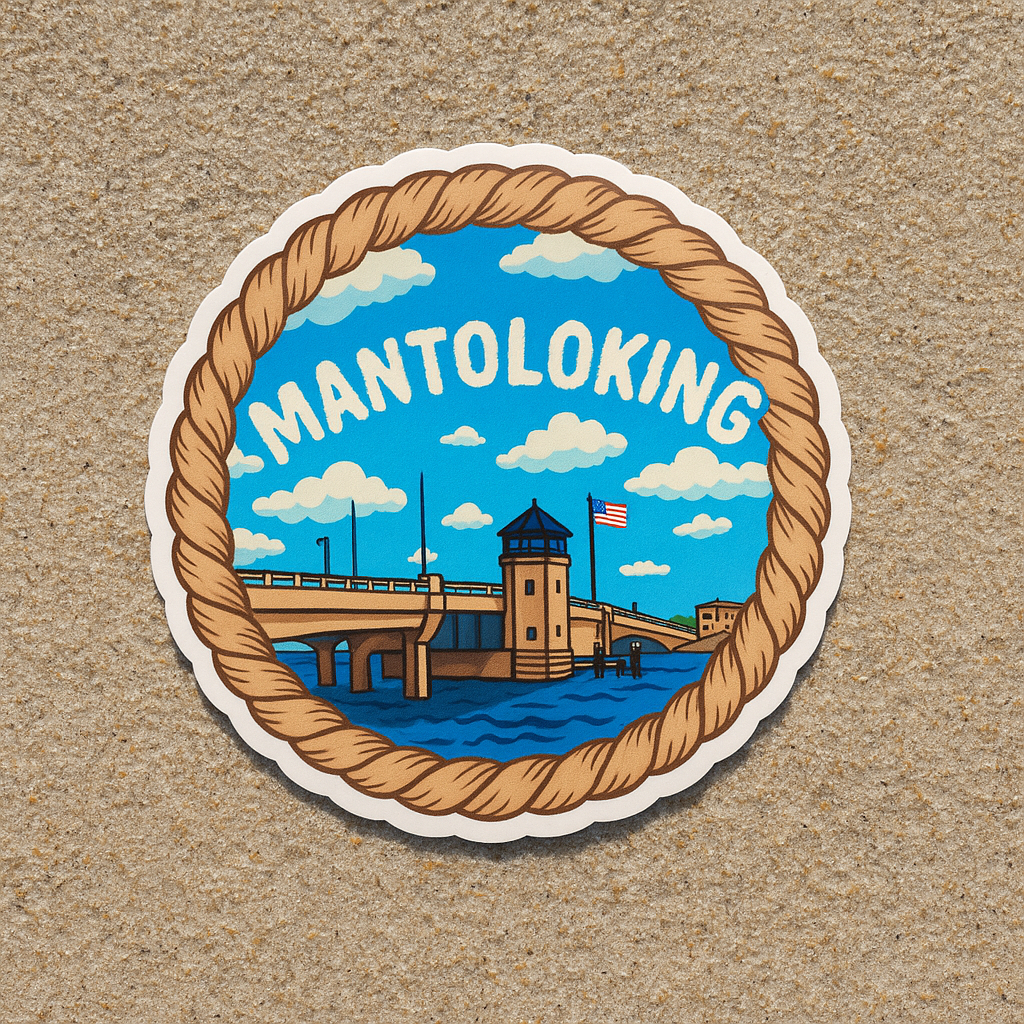 Mantoloking Sticker