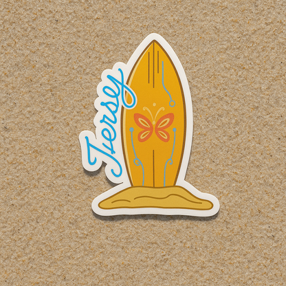 Jersey Surf Sticker