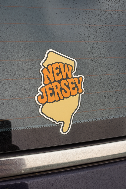 New Jersey bump style Sticker