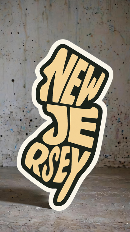New Jersey street style Sticker