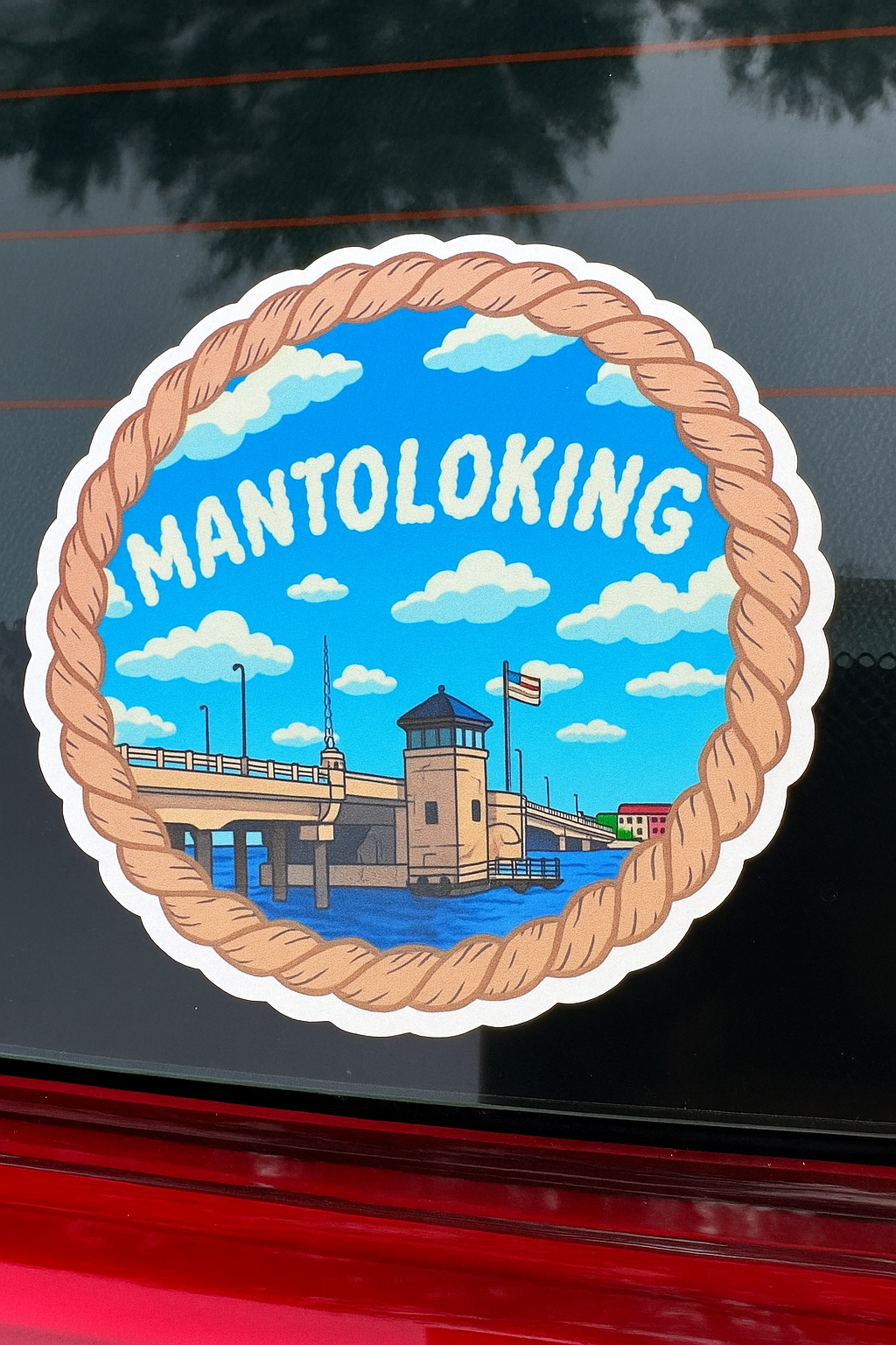 Mantoloking Sticker